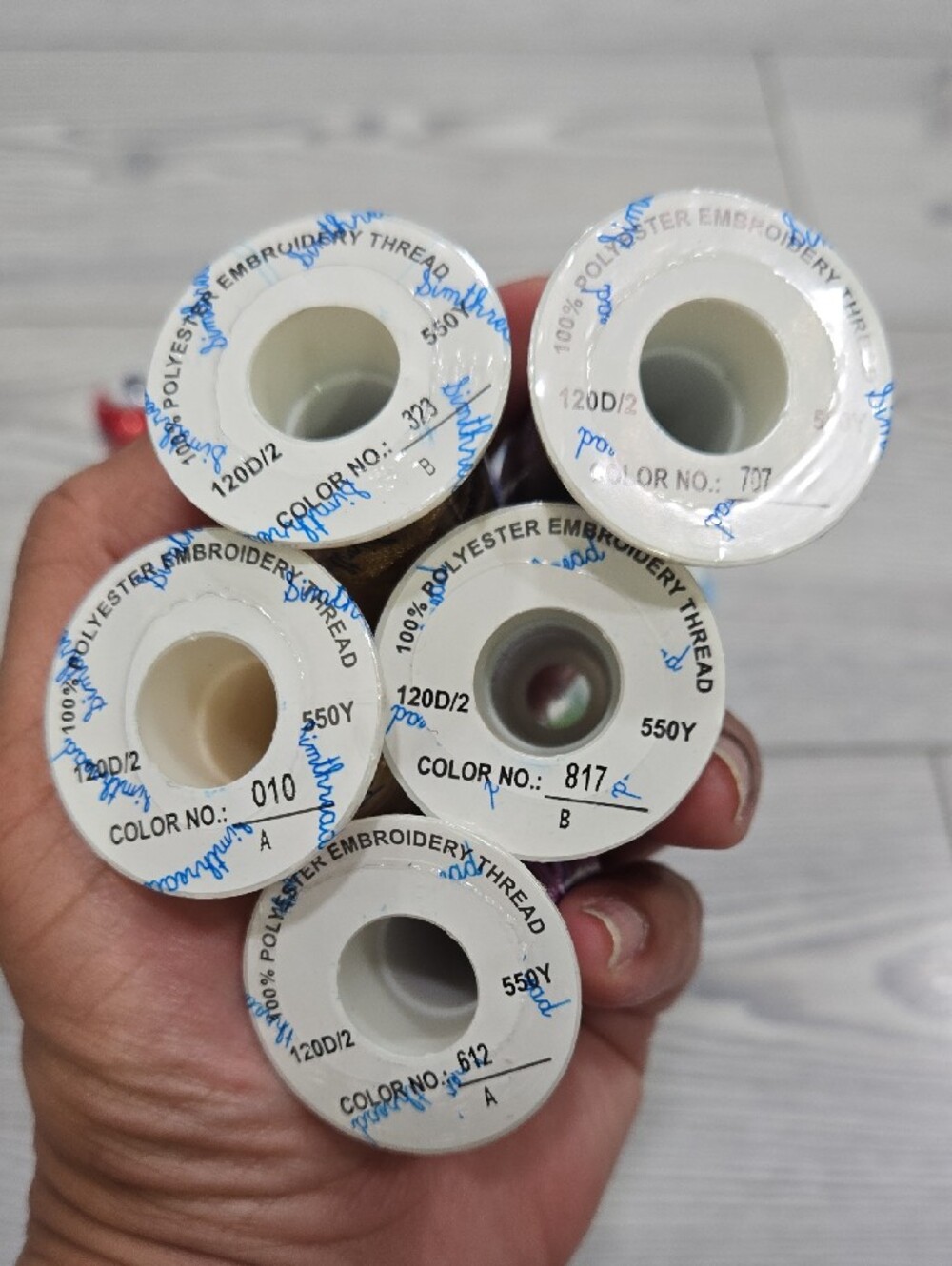 Smithread Embroidery Thread - Assorted Colors - 34 Spools - Picture 5 of 9